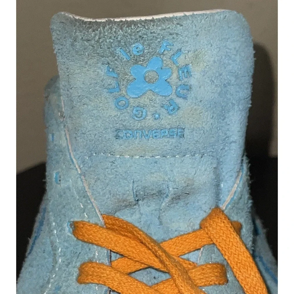 Golf Le Fleur Bachelor Blue One Star‎ Ox Converse, Mens Size 5.5